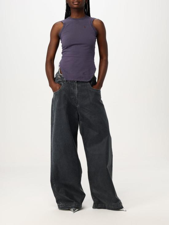 25SS 디 아티코 트레이닝/조거 팬츠 250WCP00190DDD100AA 184 Charcoal - THE ATTICO