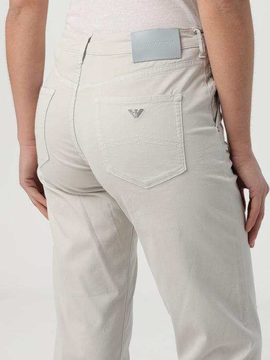 25FW 엠포리오 아르마니 크롭 팬츠 EW001501AF14966 U8011 Grey - EMPORIO ARMANI