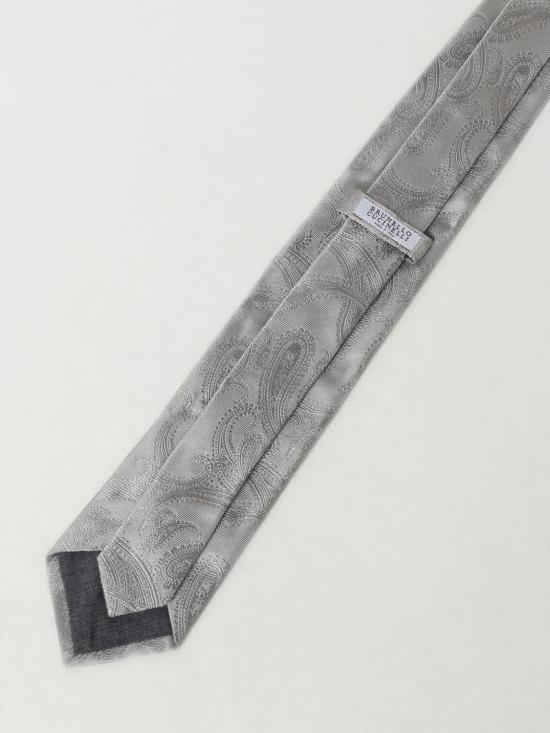 25SS 브루넬로 쿠치넬리 넥타이 MR8970018 C086 Pearl - BRUNELLO CUCINELLI