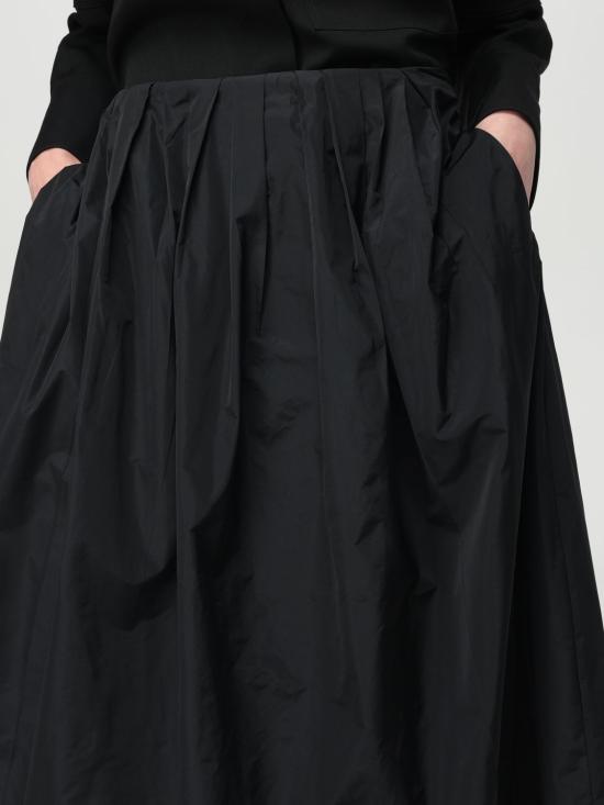 25SS 질샌더 롱 스커트 J01MA0154J70005 001 Black - JIL SANDER