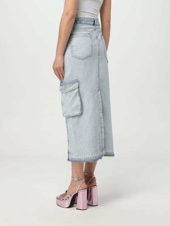 25FW 모스키노 데님 스커트 01053719 1303 Denim - MOSCHINO