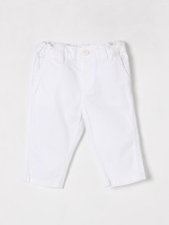 25FW [키즈] 엠포리오 아르마니 팬츠 8N4P604N6YZ 0100 White