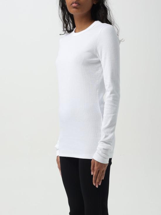 25SS 토템 긴팔 티셔츠 252WRT0373FB0094 047 White - TOTEME