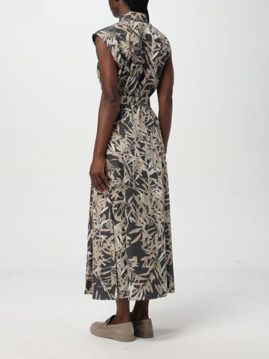 25FW 브루넬로 쿠치넬리 롱 원피스 ML900A5286 C005 Brown - BRUNELLO CUCINELLI