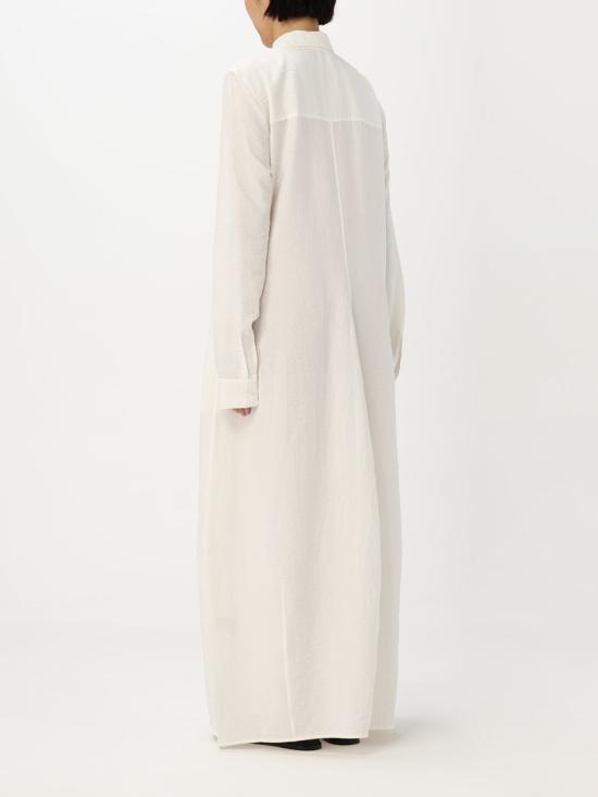 25SS 토템 롱 원피스 251WRD4489FB0368 047 White - TOTEME