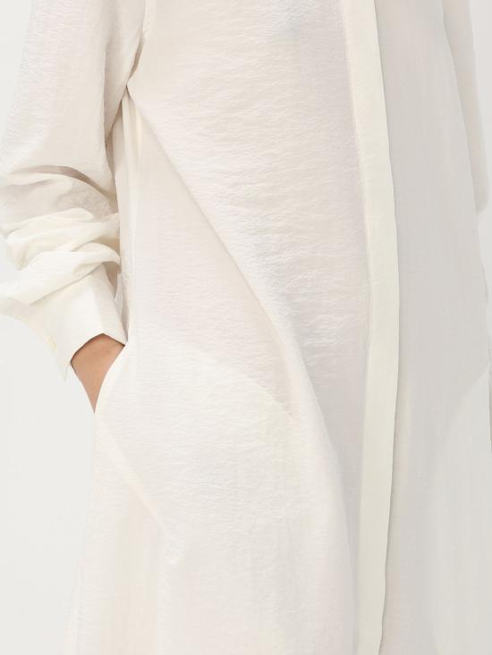 25SS 토템 롱 원피스 251WRD4489FB0368 047 White - TOTEME