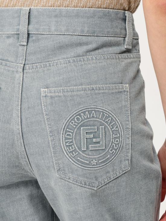 25FW 펜디 데님 팬츠 FLP864ASMB F1RX3 Grey - FENDI