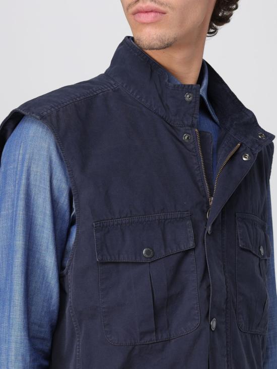 25FW 바버 베스트 MGI0284 NY51 Blue - BARBOUR