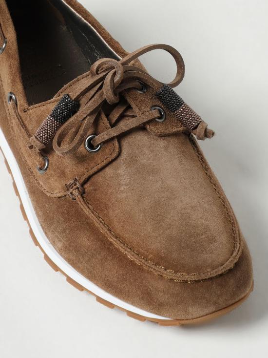 25SS 브루넬로 쿠치넬리 로퍼 MZSFG2903 C7495 Brown - BRUNELLO CUCINELLI