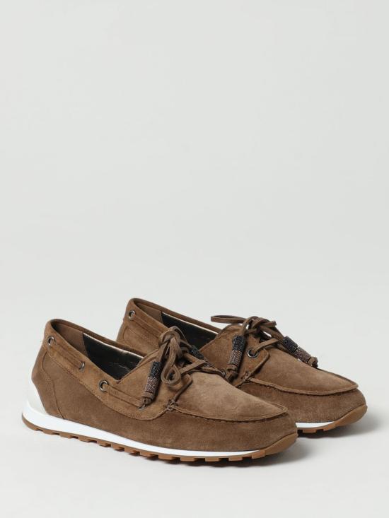 25SS 브루넬로 쿠치넬리 로퍼 MZSFG2903 C7495 Brown - BRUNELLO CUCINELLI