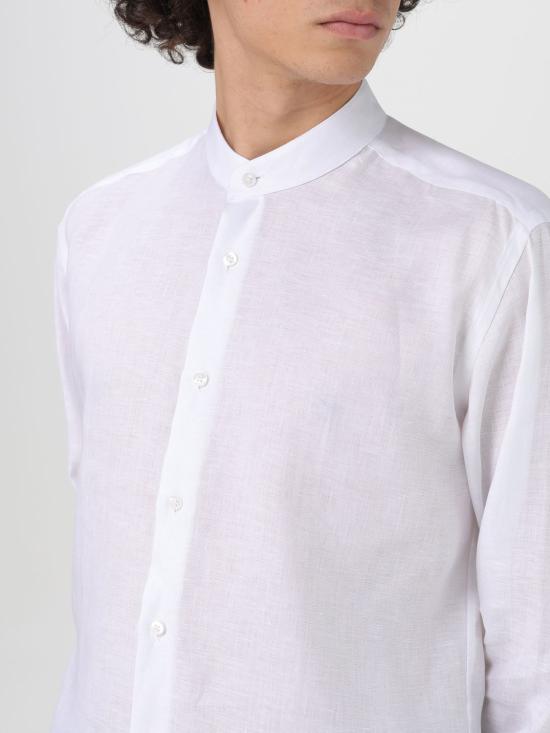 25SS 칼라거펠트 긴팔 셔츠 KM605035 10 White - KARL LAGERFELD