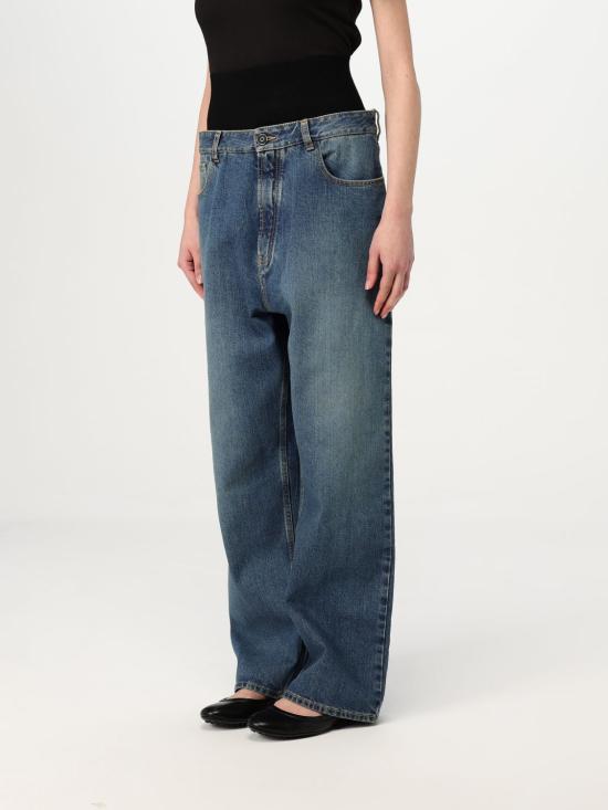 25SS 알라이아 데님 팬츠 AA9P0155T5364 525 Denim - ALAIA