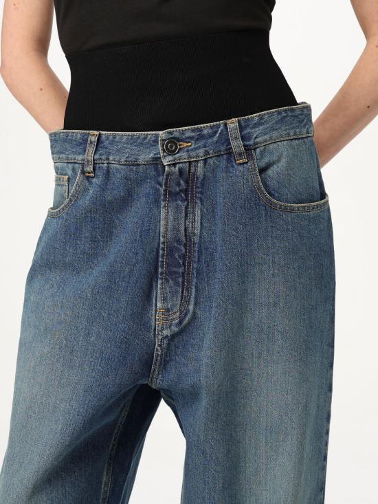 25SS 알라이아 데님 팬츠 AA9P0155T5364 525 Denim - ALAIA