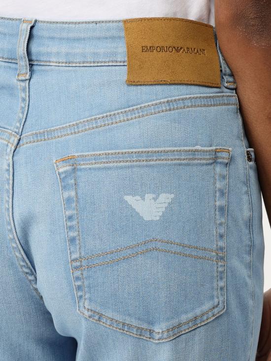 25FW 엠포리오 아르마니 데님 팬츠 EW001499AF12677 MB002 Blue - EMPORIO ARMANI