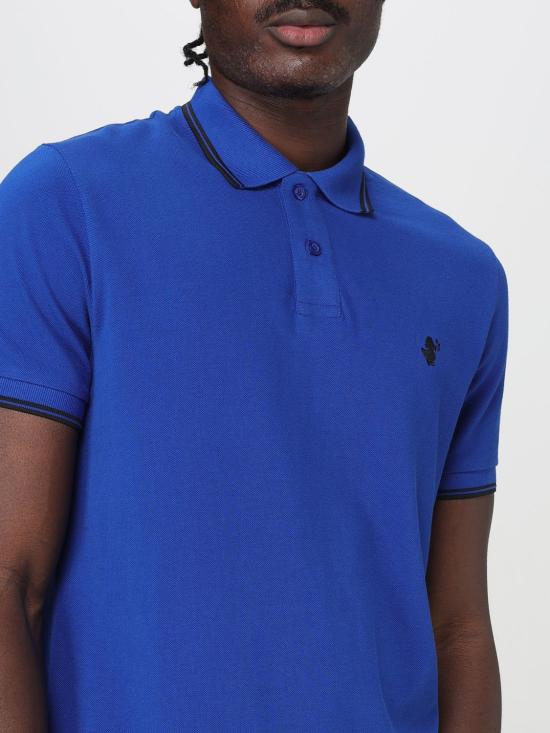 25FW 세이브더덕 폴로 티셔츠 DR0136MBATE20 90049 Blue - SAVE THE DUCK