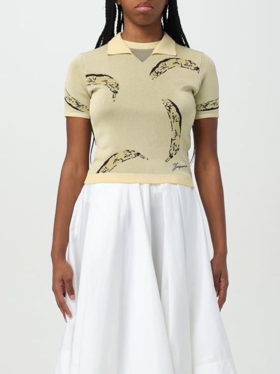 25SS 자크뮈스 반팔 티셔츠 251KN5972025 2BU Yellow