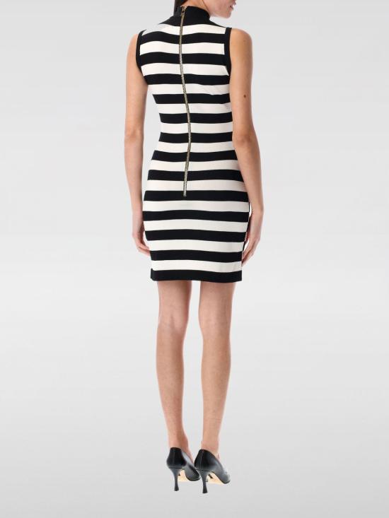 25SS 발망 숏 원피스 EF0R3088KI32 EJR Black - BALMAIN