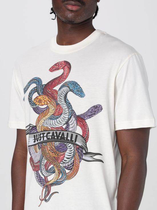 25SS 저스트까발리 반팔 티셔츠 78OAHT10CJ500 004 White - JUST CAVALLI