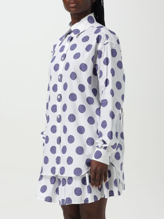 25FW 모스키노 블라우스 02300450 1002 White - MOSCHINO