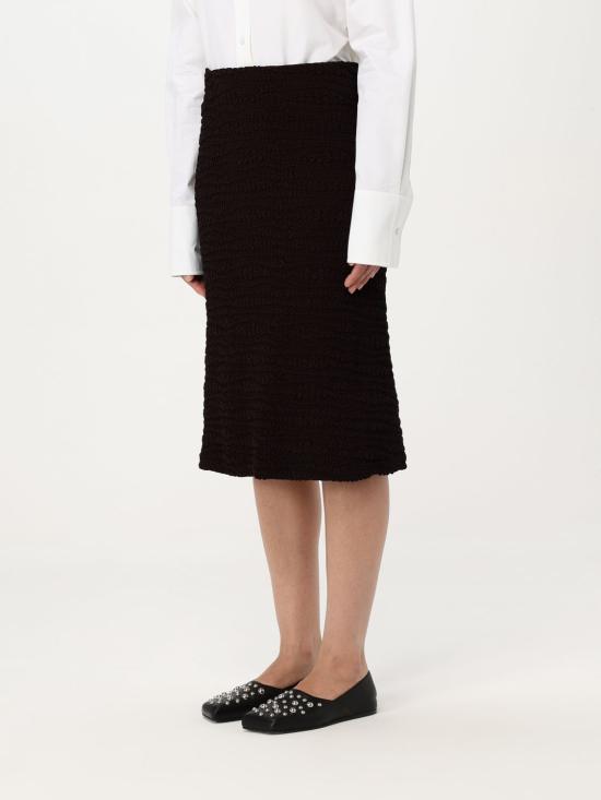 25SS 질샌더 숏 스커트 J02MA0275J20266 201 Black - JIL SANDER