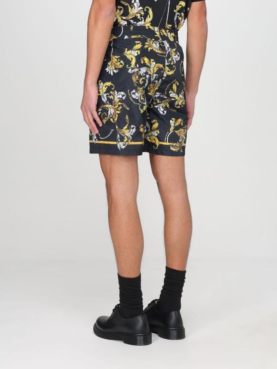 25SS 베르사체 폴로 티셔츠 78GAG6S0JS460 G89 Black - VERSACE