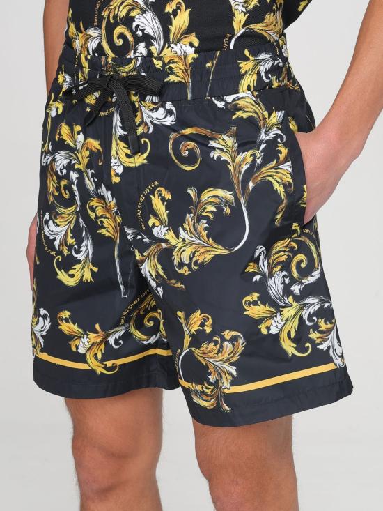 25SS 베르사체 폴로 티셔츠 78GAG6S0JS460 G89 Black - VERSACE