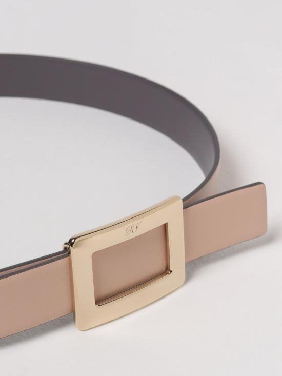 25SS 로저비비에 레귤러 벨트 RCWC0343100XMA 1M75 Grey - ROGER VIVIER