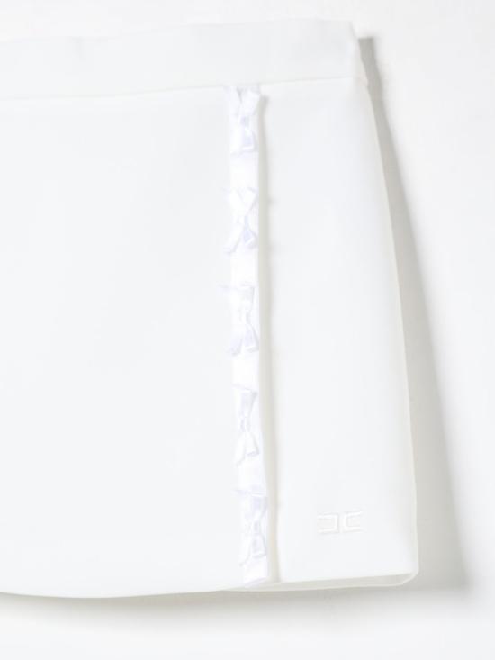 25SS [키즈] 엘리자베타프랜치 스커트 EGGO048GA085 0000 Yellow Cream - ELISABETTA FRANCHI