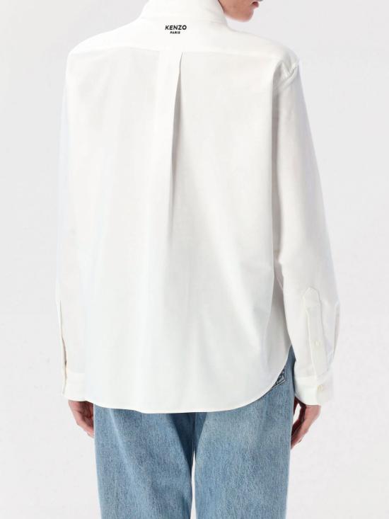 25SS 겐조 셔츠 FF52CH2649LO 01 White - KENZO