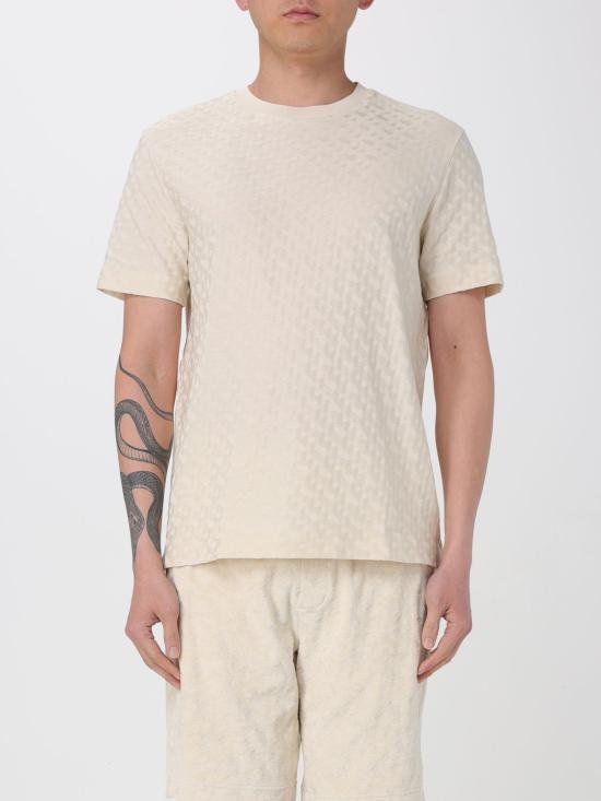 25SS 보스 반팔 티셔츠 50537131 131 Beige
