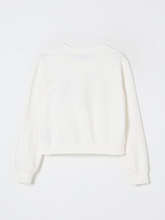 25SS [키즈] 모스키노 풀오버 HDF066LDA00 10063 White - MOSCHINO