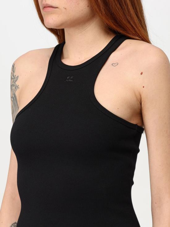 25SS 쿠레쥬 롱 원피스 125JR0586JS0194 9999 Black - COURREGES