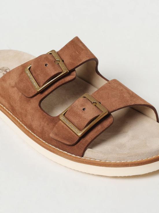 25SS 브루넬로 쿠치넬리 뮬/슬리퍼 MZUSILY235 CHW89 Brown - BRUNELLO CUCINELLI