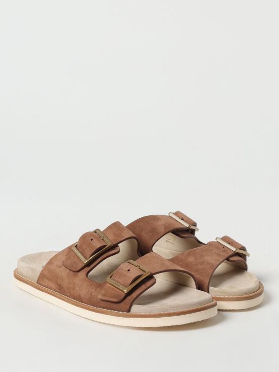 25SS 브루넬로 쿠치넬리 뮬/슬리퍼 MZUSILY235 CHW89 Brown - BRUNELLO CUCINELLI