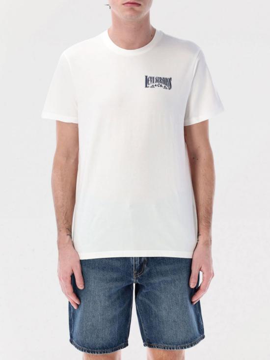 25FW 리바이스 반팔 티셔츠 22491 1855 White