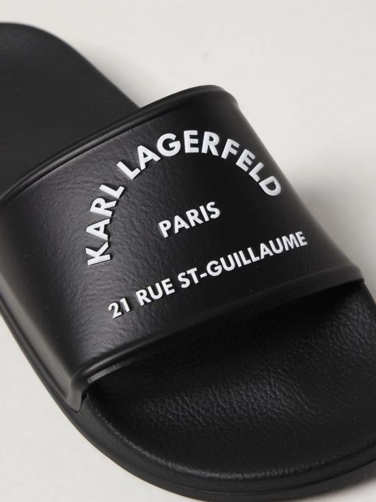 25FW 칼라거펠트 뮬/슬리퍼 KL70008 V00 Black - KARL LAGERFELD