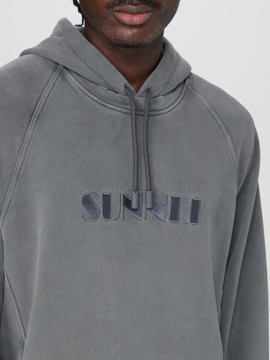 25FW 써네이 긴팔 티셔츠 RTWXJER031 008D Grey - SUNNEI
