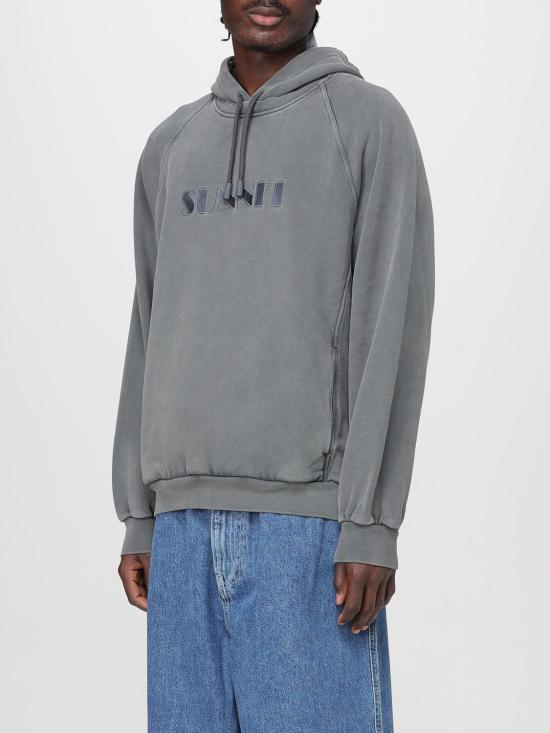 25FW 써네이 긴팔 티셔츠 RTWXJER031 008D Grey - SUNNEI