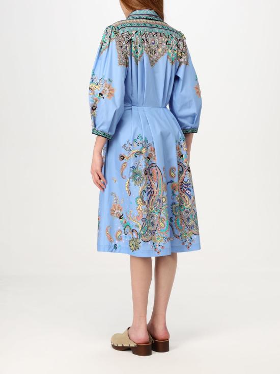 25SS 에트로 미디 원피스 WRHA025899SP5B7 X0885 Blue - ETRO