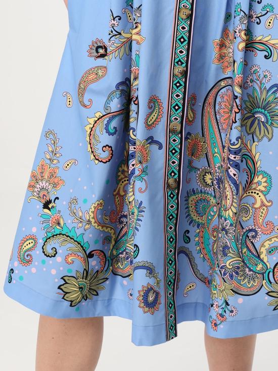 25SS 에트로 미디 원피스 WRHA025899SP5B7 X0885 Blue - ETRO