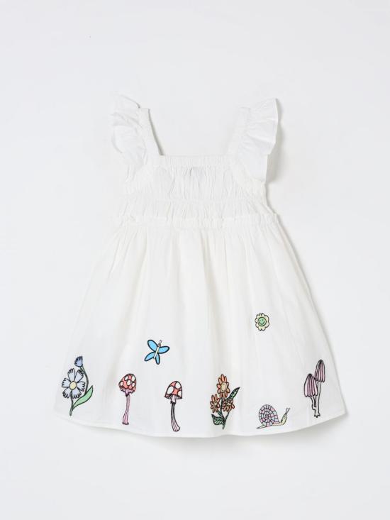 25SS [키즈] 스텔라 맥카트니 원피스 TW1B22Z1594 101 White - STELLA MCCARTNEY