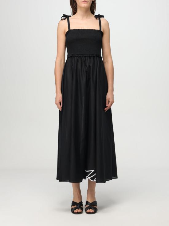 26SS 칼라거펠트 롱 원피스 KHA2W46009 999 White