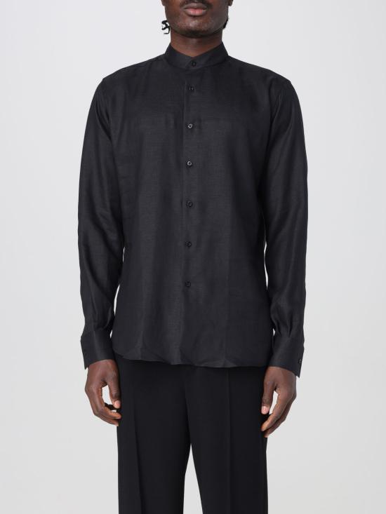 25SS 칼라거펠트 긴팔 셔츠 KM605035 990 Black