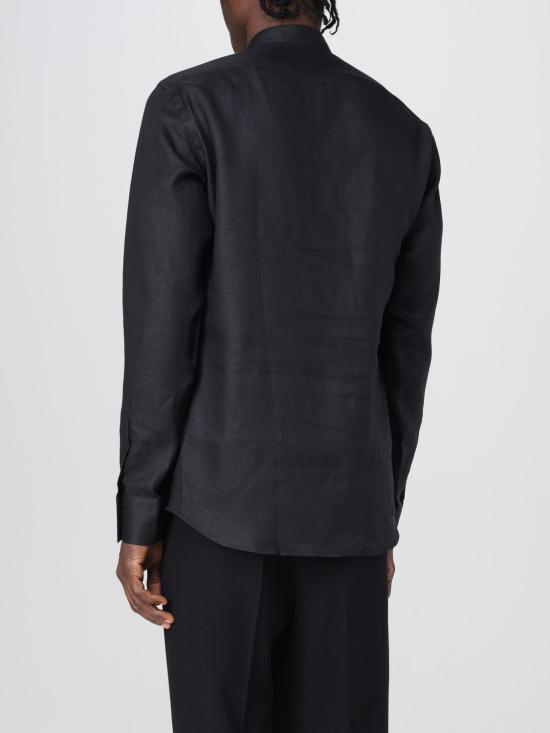 25SS 칼라거펠트 긴팔 셔츠 KM605035 990 Black - KARL LAGERFELD