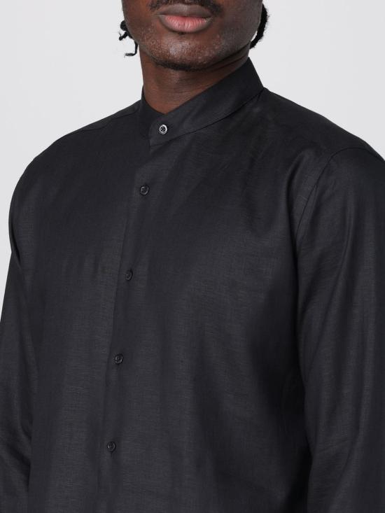 25SS 칼라거펠트 긴팔 셔츠 KM605035 990 Black - KARL LAGERFELD