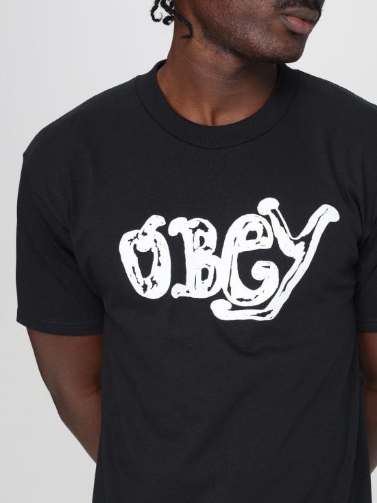 25SS 오베이 반팔 티셔츠 165264059 BLK Black - OBEY