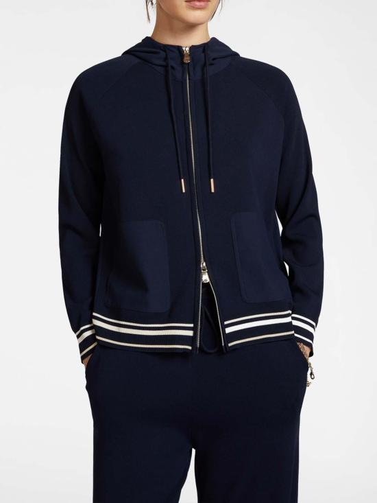  ELENA MIRO` 후드 티셔츠 M297Z000424N0B1 Blue - OTHER BRANDS