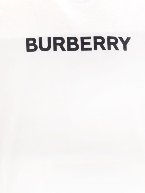  버버리 로고 반팔 티셔츠 8084234 White - BURBERRY