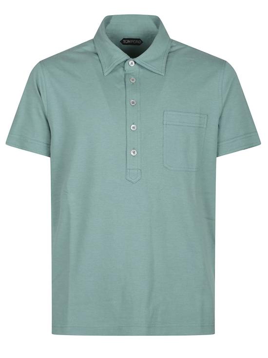 25SS 톰포드 폴로 티셔츠 JPS004 JMC003S23 GREEN