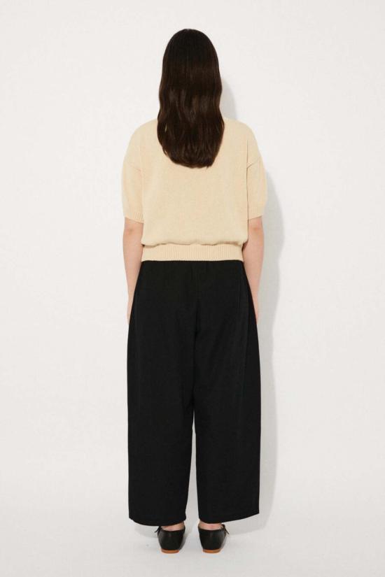  리타 반팔 티셔츠 로우 그레이스  베이지 - RITA